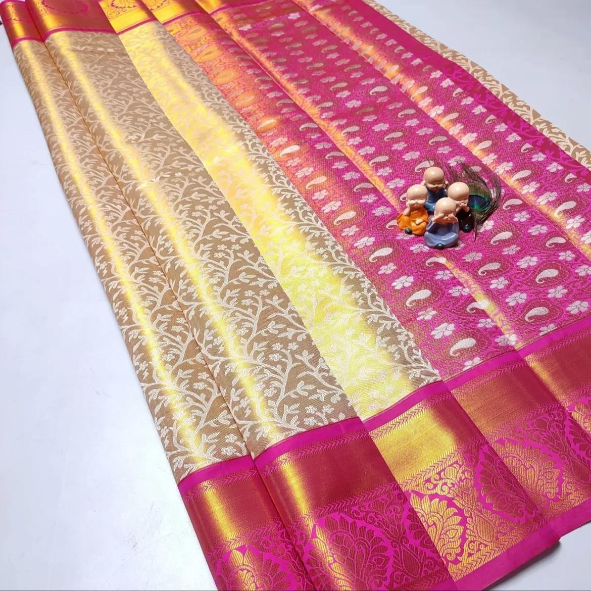 SEMI TISSUE SILK SAREE