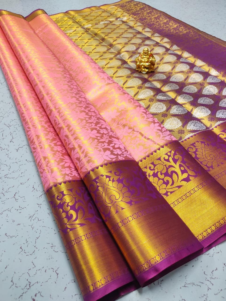 SEMI TISSUE SILK SAREE